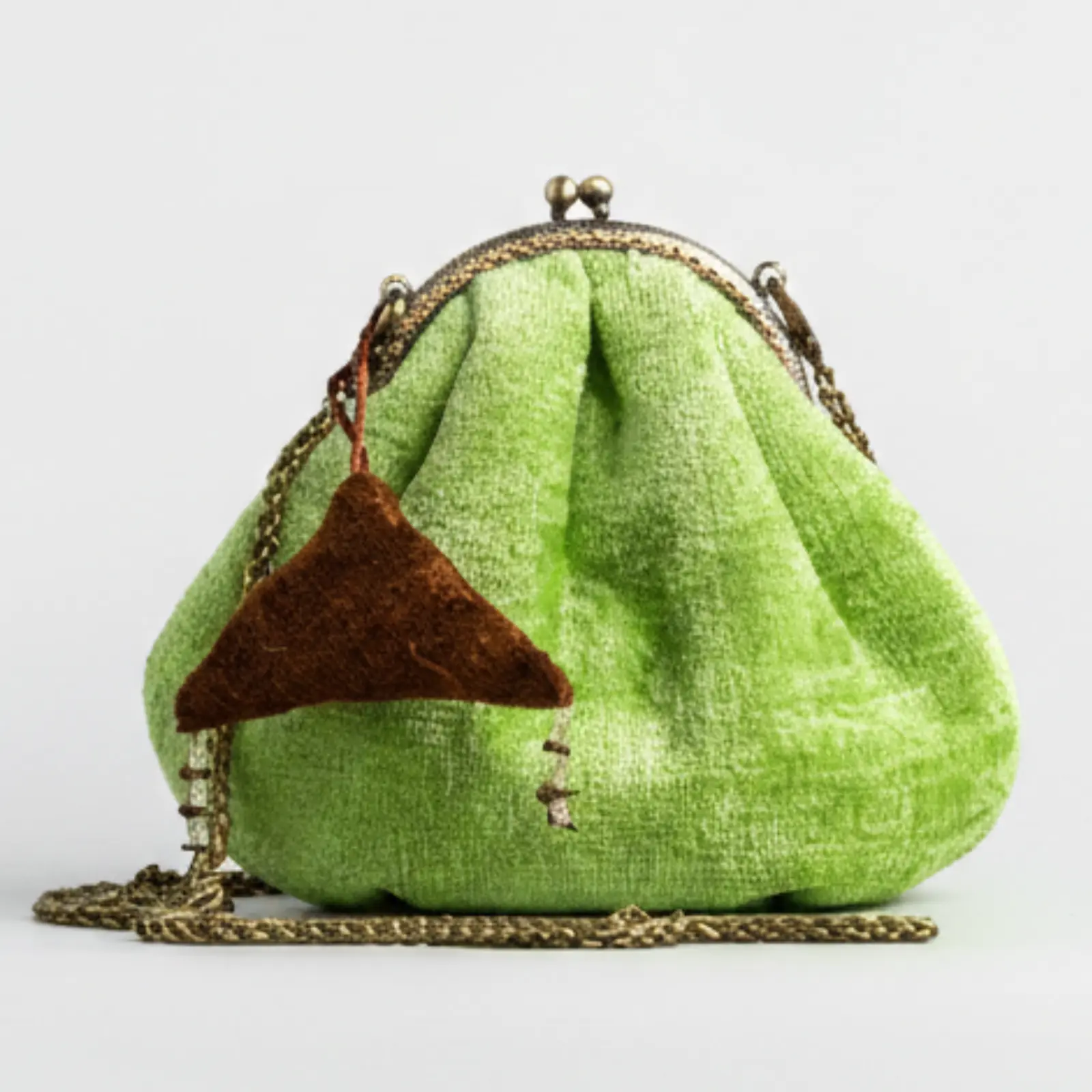 Мини сумка из шелкового ало бахмаля