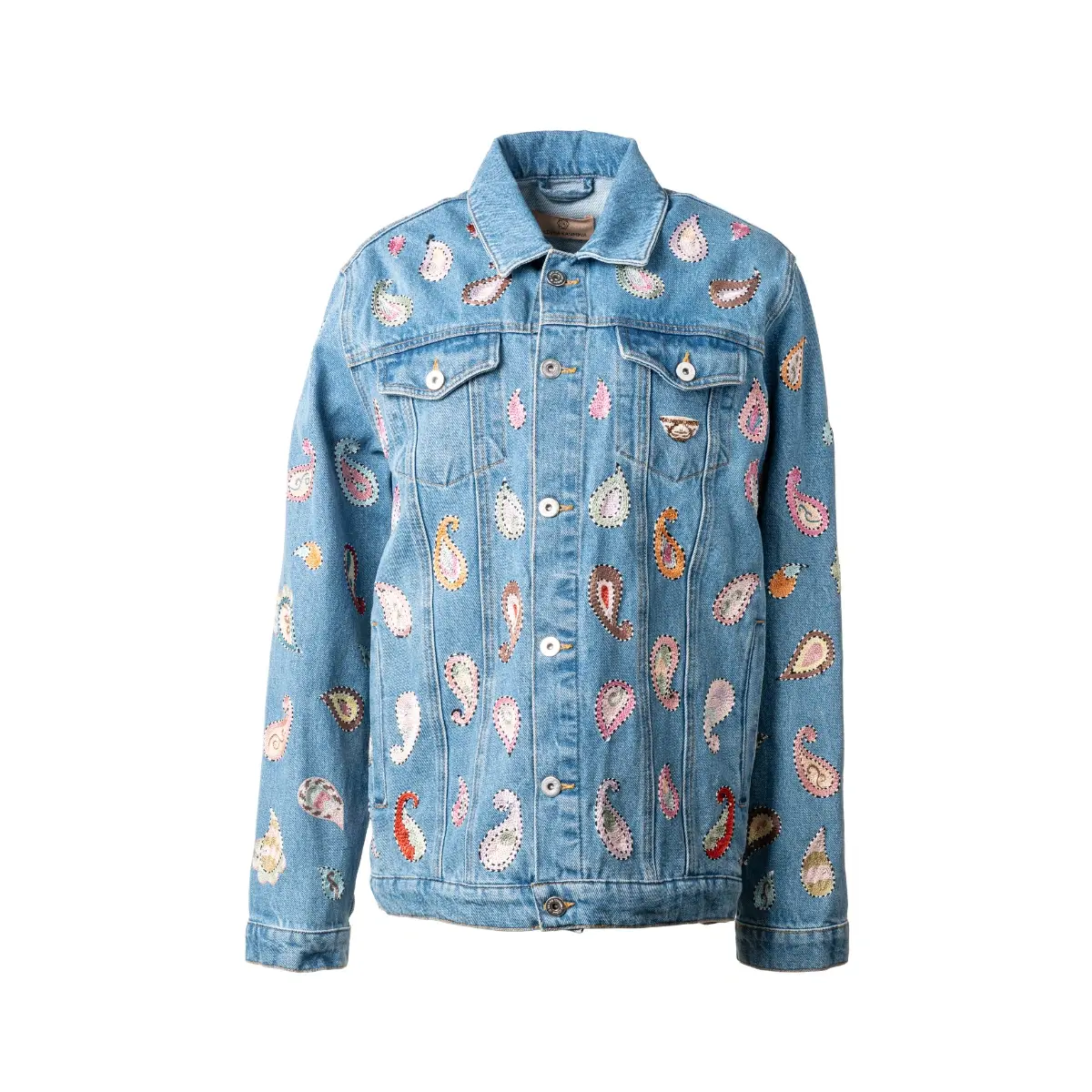 Куртка деним с вышивкой ДК