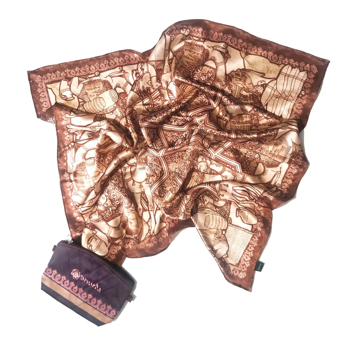 Платок "Silk road" 100% шелк