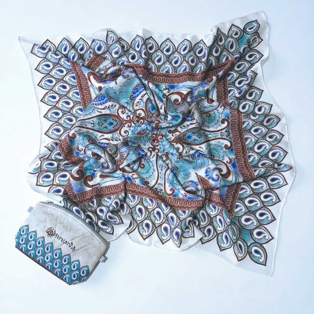 Платок "Tinder Rishtan" 100% шелк